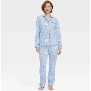 Roller Rabbit  x Target Women's Vines Long Sleeves‎ and Pants Pajama Set XS